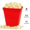 5 Core Silicone Popcorn Maker Bowl ‚Ä¢ Microwave BPA Free and Dishwasher Safe Hot Air Kernel Popper - POP BWL R