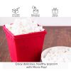 5 Core Silicone Popcorn Maker Bowl ‚Ä¢ Microwave BPA Free and Dishwasher Safe Hot Air Kernel Popper - POP BWL R